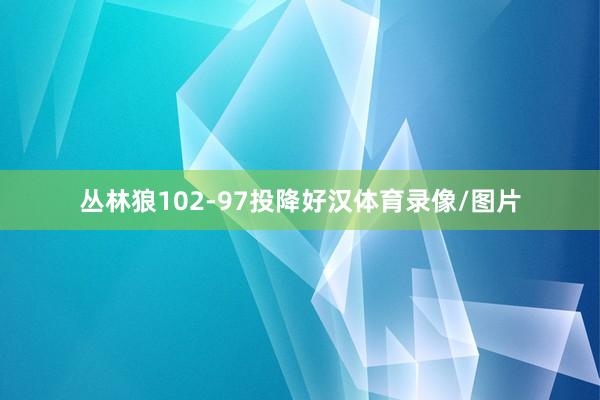 丛林狼102-97投降好汉体育录像/图片