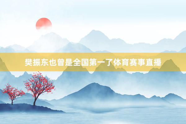 樊振东也曾是全国第一了体育赛事直播