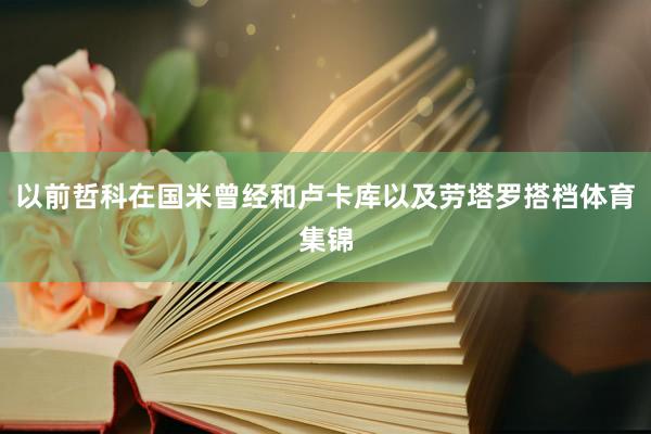 以前哲科在国米曾经和卢卡库以及劳塔罗搭档体育集锦