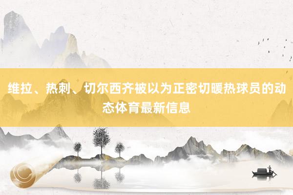 维拉、热刺、切尔西齐被以为正密切暖热球员的动态体育最新信息