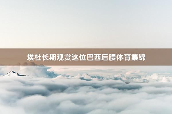 埃杜长期观赏这位巴西后腰体育集锦