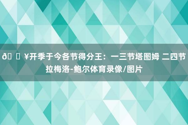 🔥开季于今各节得分王：一三节塔图姆 二四节拉梅洛-鲍尔体育录像/图片