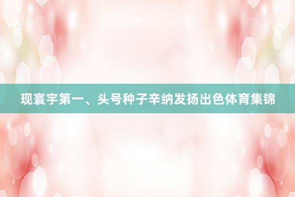 现寰宇第一、头号种子辛纳发扬出色体育集锦
