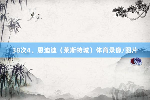 38次4、恩迪迪（莱斯特城）体育录像/图片