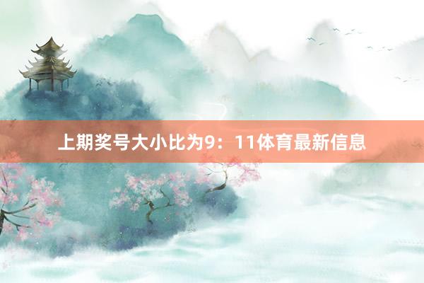 上期奖号大小比为9：11体育最新信息
