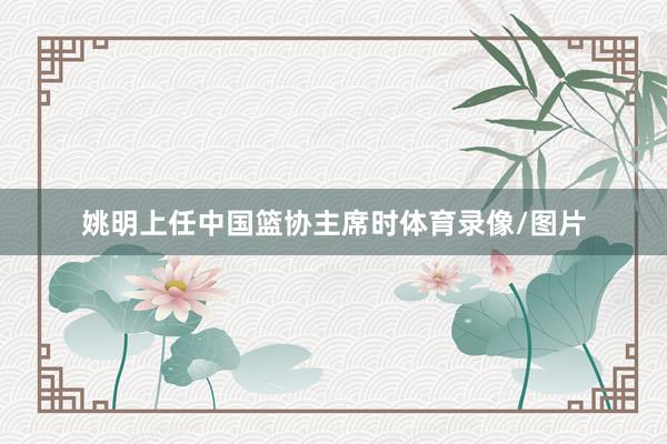 姚明上任中国篮协主席时体育录像/图片
