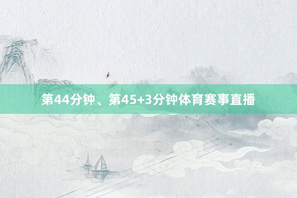 第44分钟、第45+3分钟体育赛事直播