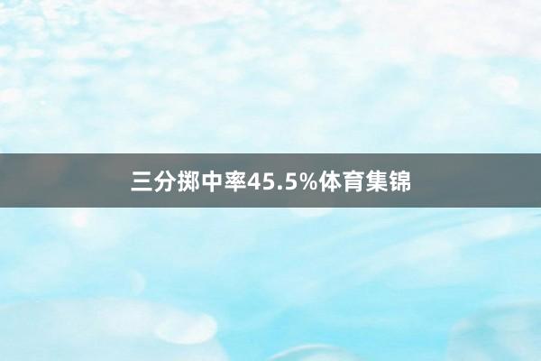三分掷中率45.5%体育集锦
